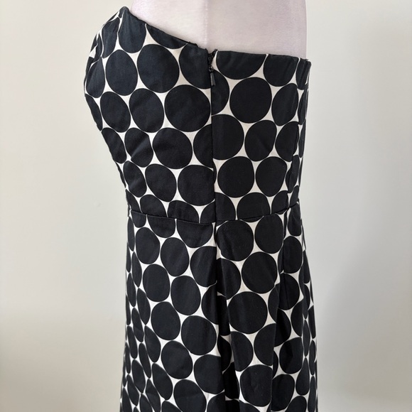 The Limited Strapless Black and White Circle Dress - Picture 5 of 6